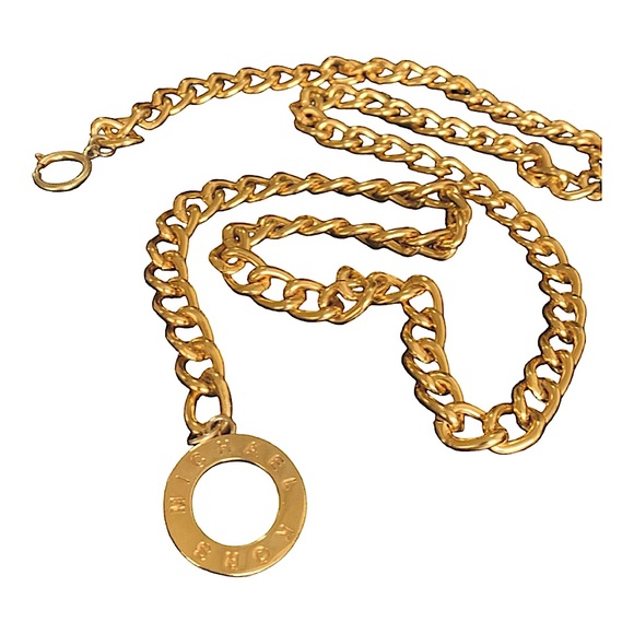 Michael Kors Gold Curb Chain Belt - Picture 9 of 9